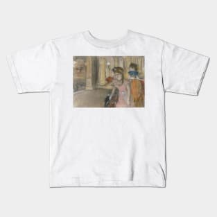 Singers on the Stage by Edgar Degas Kids T-Shirt